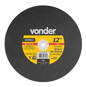 Disco De Corte 12 x 1/8 x 5/8 VDR02 VONDER