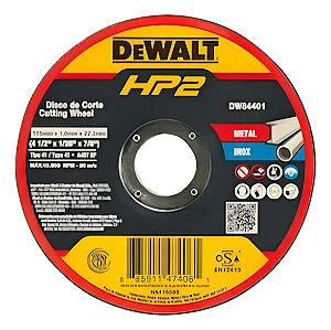 Disco De Corte 4.1/2 x 1MM x 7/8 DW84401 Dewalt