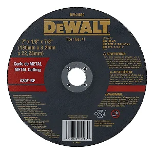 Disco De Corte 7 x 1/8 x 7/8 DW44560 Dewalt