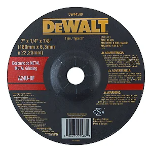 Disco De Desbaste Dewalt 7 x 1/4 x 7/8 DW44580
