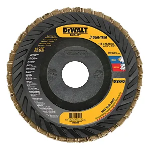 Disco Flap Dewalt 4.1/2 x 7/8 GR40