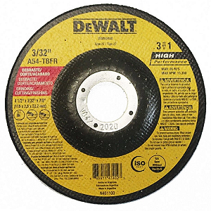 Disco Multiuso Dewalt 4.1/2 x 2,5mm x 7/8 DW80408