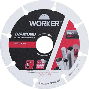 Disco Diamantado P/ Metal Worker Diamond 115mm