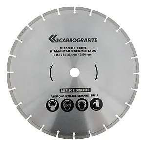 Disco Diamantado Asfalto Carbografite 350mm x 25F
