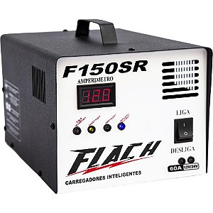 Carregador Bateria Flach 60A F150SR 12/24V Bivolt