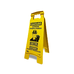 Cavalete 27x65 - Homens Trabalhando