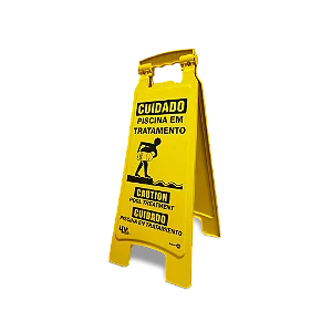 Cavalete 27x65 - Piscina em Tratamento