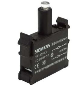 SIRIUS - 3SB6403-1BA60-1AA0-BLOCO LED BRANCO 24V AC/DC