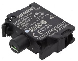 BLOCO LUMINOSO LED BRANCO 24V - 3SU14011BB601AA0