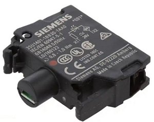BLOCO LED INTEGR FRONT 24VCACC PARA VM - 3SU14011BB201AA0