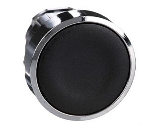 ZB4BA2 - CABEÇOTE PARA BOTÃO 22MM METÁLICO, NORMAL, PRETO