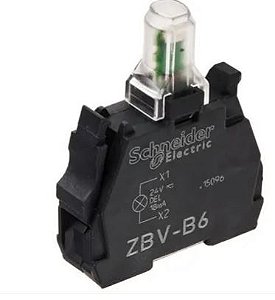 ZBVB6 - BLOCO LUMINOSO COM LED AZUL 24VCA CC