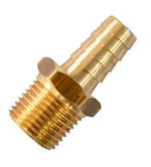 BM-1/2X3/8-BSPT - ESPIGAO TUBO D 1/2 ROSCA MACHO 3/8 BSPT
