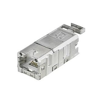 PLUG RJ45 COM CARCAÇA IE-BI-RJ45-FJ-P