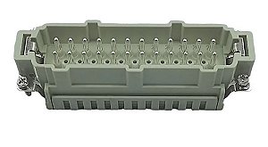 TOMADA INSERTO FEMEA HE-24MS - 16A - 500V - 6KV 3