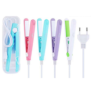 Mini Prancha Chapinha Cabelo Mulher Átomo - Portátil e Prática