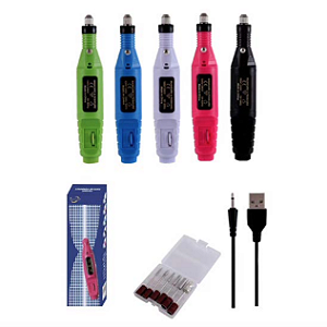 Lixadeira de Unha Elétrica - Polidor de Unhas Profissional