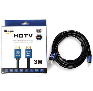 Cabo HDMI Premium 4K HDTV 2.0 - 3 Metros