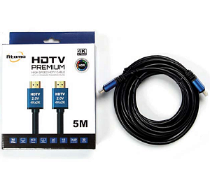 Cabo HDMI Premium 4K HDTV 2.0 - 5 Metros