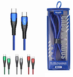 Cabo Type C to C – Alta Densidade e Durabilidade