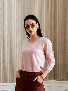 Blusa Cashemere Decote V