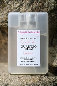 Cartão Perfume Quartzo Rosa - 20ml