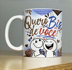 Caneca de Porcelana Quero Bis Sublimada