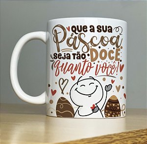 Caneca de Porcelana Doce Quanto Você Sublimada