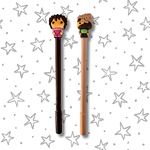 KIT 2 Canetas Naruto