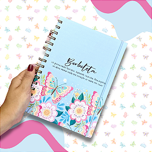 Caderno de anotações A5 Borboleta