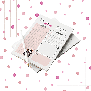 Bloquinho A5 Planner diário