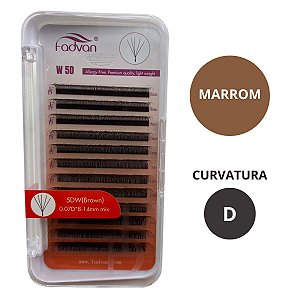 Fadvan 5D W - MARROM - Curvatura D