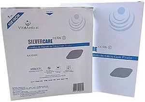 Curativo Alginato c/ Prata AG 10X10 Silvercare Vitamedical
