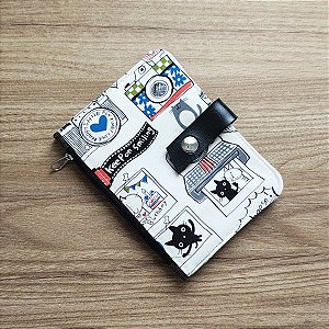 Carteira gatos & flashes