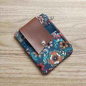 Carteira floral fiesta