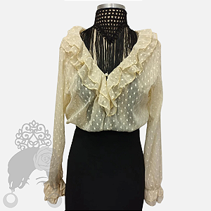 BLUSA TULE CANTIÑAS