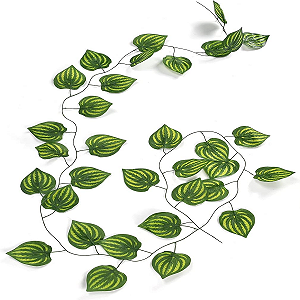 8 Metros Trepadeira Jibóia Melancia Silicone Artificial