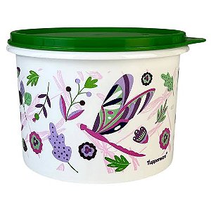 Tupperware Tupper Caixa 1,1L - Libélulas / Tampa Verde