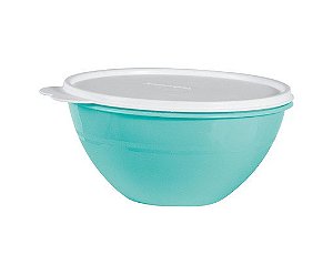 Tigela Maravilhosa 1 Litro - Vermelha tampa Branca Translúcida