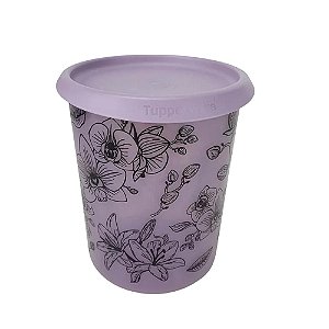 Tupperware Instantanea Mágica 1,3L - Floral lilás