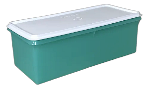 Tupperware Mega Caixa 6 Litros - Verde Claro Tampa Branca