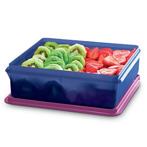 Caixa Versátil 2,5 Litros Azul Marinho Tampa Uva