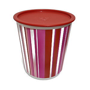 Tupperware Instantanea 3,3L - Listrada (vermelho/ pink/ branco)