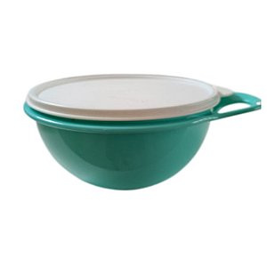 Tuppeware Tigela Mini Criativa 1,4 Litros - Mint Tampa Branca