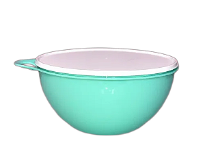 Tuppeware Tigela Super Criativa 4,5 Litros - Tiffany Tampa Branca