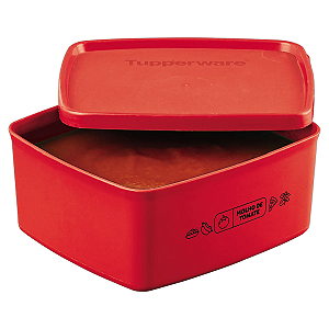Tupperware Jeitosinho 400 ml - Vermelho "Molho de Tomate"