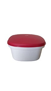 Tupperware Multipla 2,5 Litros - Branca Tampa Vermelha