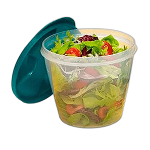 Tupperware Tigela Duo 800 ml - Transparente Tampa Verde Musgo "Mistério"
