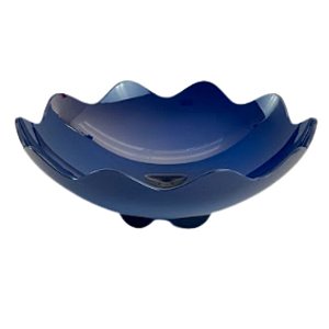 Fruteira Tupperware Floresta Grande Policarbonato Azul Marinho