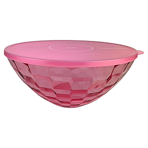 Tupperware Tigela Prisma Policarbonato 3,5 Litros - Rosa Quartzo